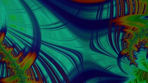 Fractal Loop: Gold Weaving Stock Footage 43352293