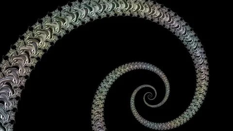 Fractal loop video Stock Footage 116335626
