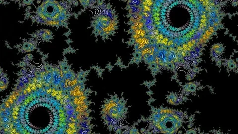 Fractal loop video Stock Footage 116335714