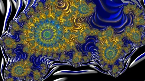 Fractal loop video Stock Footage 116335750