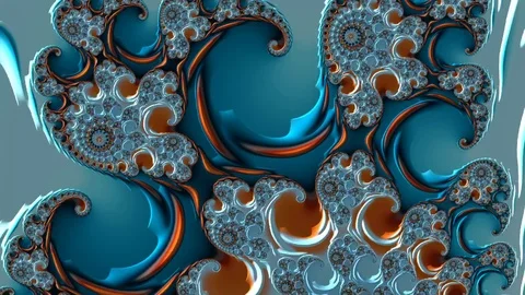 Fractal loop video Stock Footage 116335862
