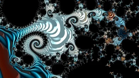 Fractal loop video Stock Footage 116335891