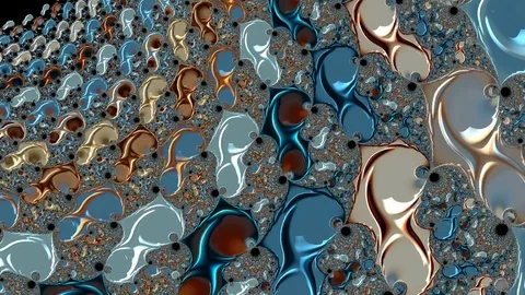 Fractal loop video Stock Footage 116335902