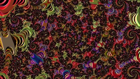 Fractal loop video Stock Footage 116350219