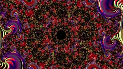 Fractal loop video Stock Footage 116350251