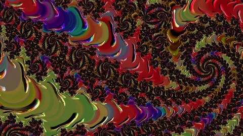 Fractal loop video Stock Footage 116350272