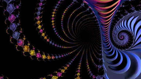 Fractal loop video Stock Footage 116350306