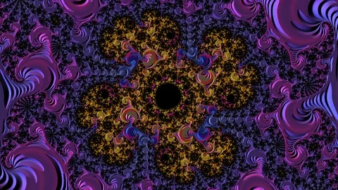 Fractal loop video Stock Footage 116350317