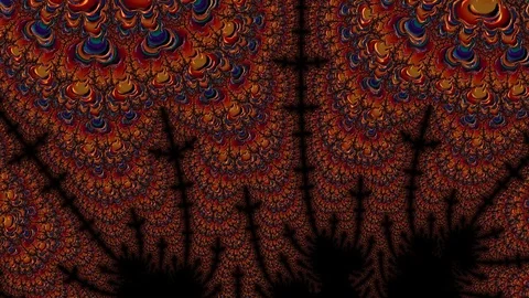 Fractal loop video Stock Footage 116350415