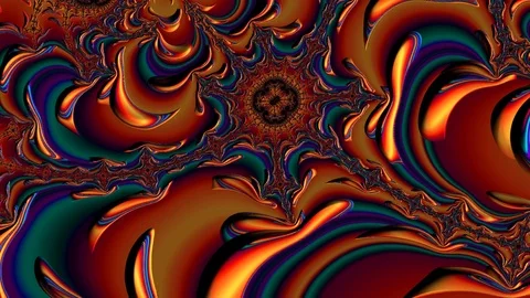 Fractal loop video Stock Footage 116350438