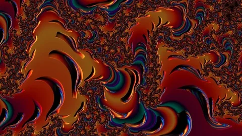 Fractal loop video Stock Footage 116350465