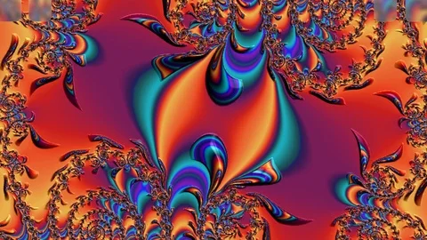 Fractal loop video Stock Footage 116350510