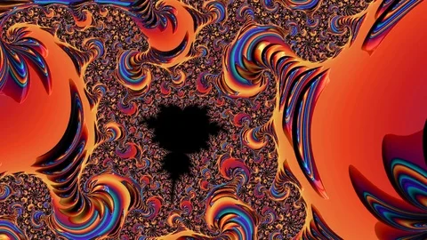 Fractal loop video Stock Footage 116350573
