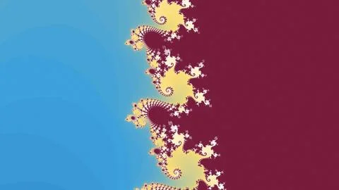 Fractal mandelbrot set geometric pattern abstract art イラスト素材