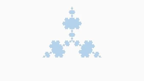 Fractal mandelbrot set geometric pattern abstract design Stock Illustration
