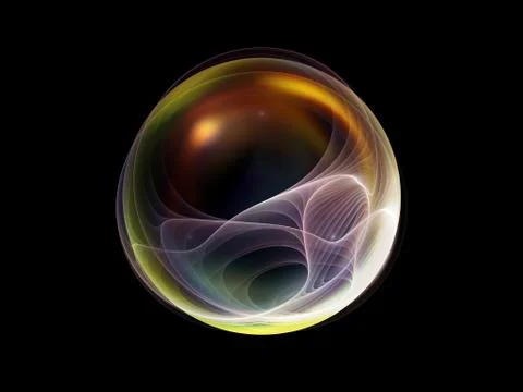 Fractal Marble Stock Illustration