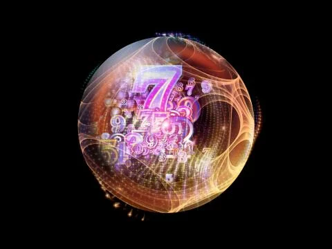 Fractal Marble Illustrazione stock