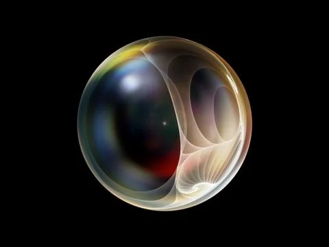 Fractal Marble Stock Illustration