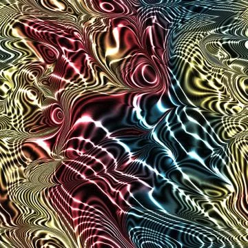 Fractal modern art seamless generated texture Stock Illustration