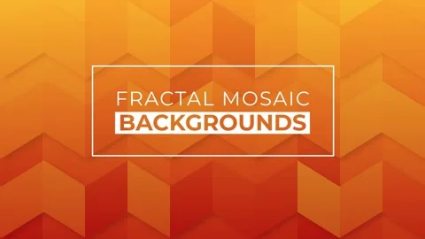 Fractal Mosaic Backgrounds Stock After Effects