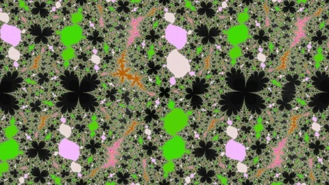 Fractal Movement Dynamic Loop II Stock Footage 242832380