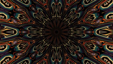 Fractal Native American 3 Stock Footage 103106174