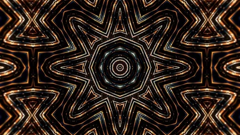 Fractal Neon Lights 1 Stock Footage 103106311