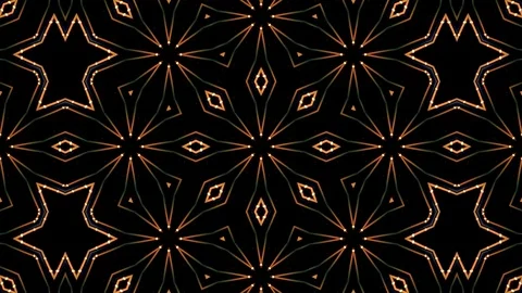 Fractal Neon Lights 2 Stock Footage 103106404