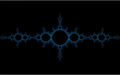 A fractal is a never-ending pattern Illustrazione stock