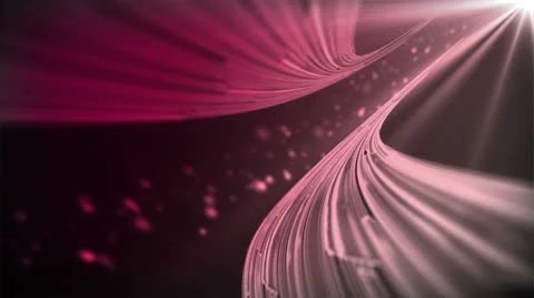 Fractal Orbit Pink Stock Footage 25891091