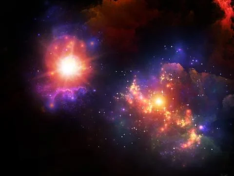 Fractal Paint Texture Illustration