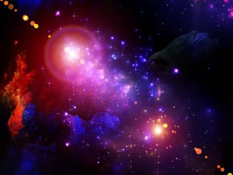 Fractal Paint Texture Illustration