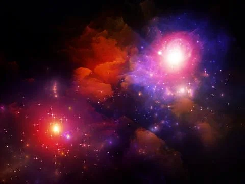 Fractal Paint Texture Illustration