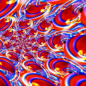 Fractal Party Stock Illustration