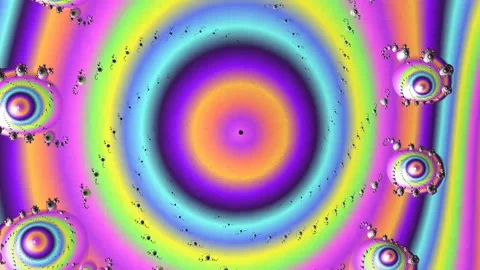 Fractal Pattern Animated Background Stock Footage 238695215