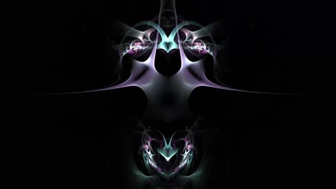 Fractal pattern. Animation. 4K Stockbeeldmateriaal 86266246