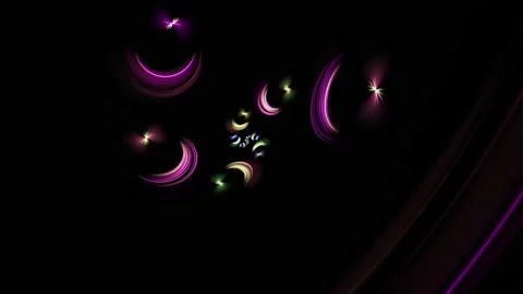 Fractal pattern. Animation. 4K Stockbeeldmateriaal 86266254