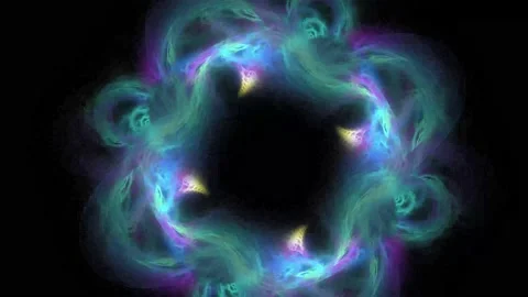 Fractal pattern. Animation. 4K Stockbeeldmateriaal 86266266