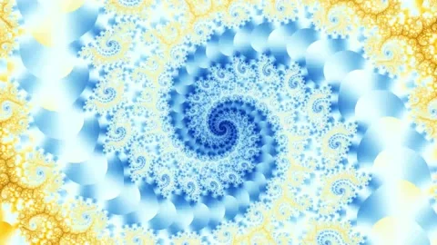 Fractal pattern. Animation. 4K Stockbeeldmateriaal 87544502