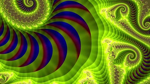 Fractal pattern. Animation. 4K Stockbeeldmateriaal 87544552