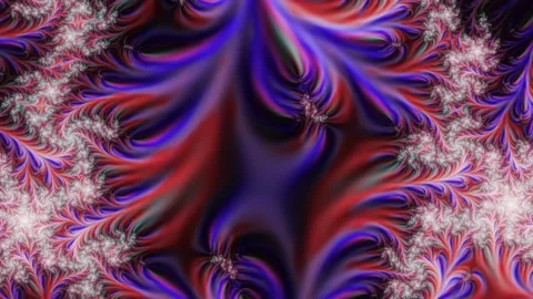 Fractal pattern. Animation. 4K Stockbeeldmateriaal 87544556