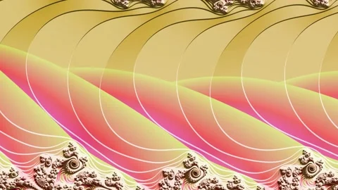 Fractal pattern. Animation. 4K 스톡 동영상 87544576