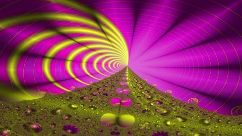 Fractal pattern. Animation. 4K Stockbeeldmateriaal 87544602