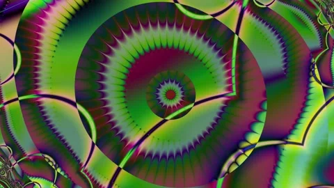 Fractal pattern. Animation. 4K Stockbeeldmateriaal 87544607