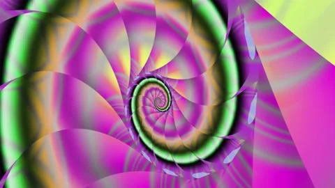 Fractal pattern. Animation. 4K Stockbeeldmateriaal 87544637