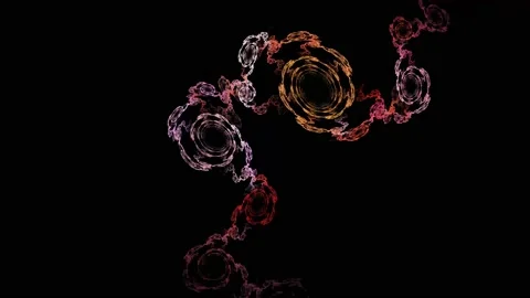 Fractal pattern. Animation Vídeos de archivo 91935199