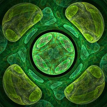 Fractal pattern, art background for creative design Stock Illustration