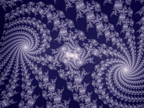 Fractal pattern creating intricate spiraling abstract mandelbrot geometry 스톡 일러스트