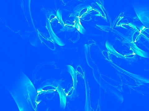 Fractal pattern, Creative background with water or sea waves, decorative imag Stock Illustration