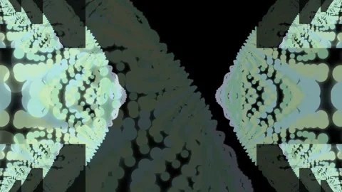 Fractal Patterns in Geometric Shapes. Stock-Footage 329928232